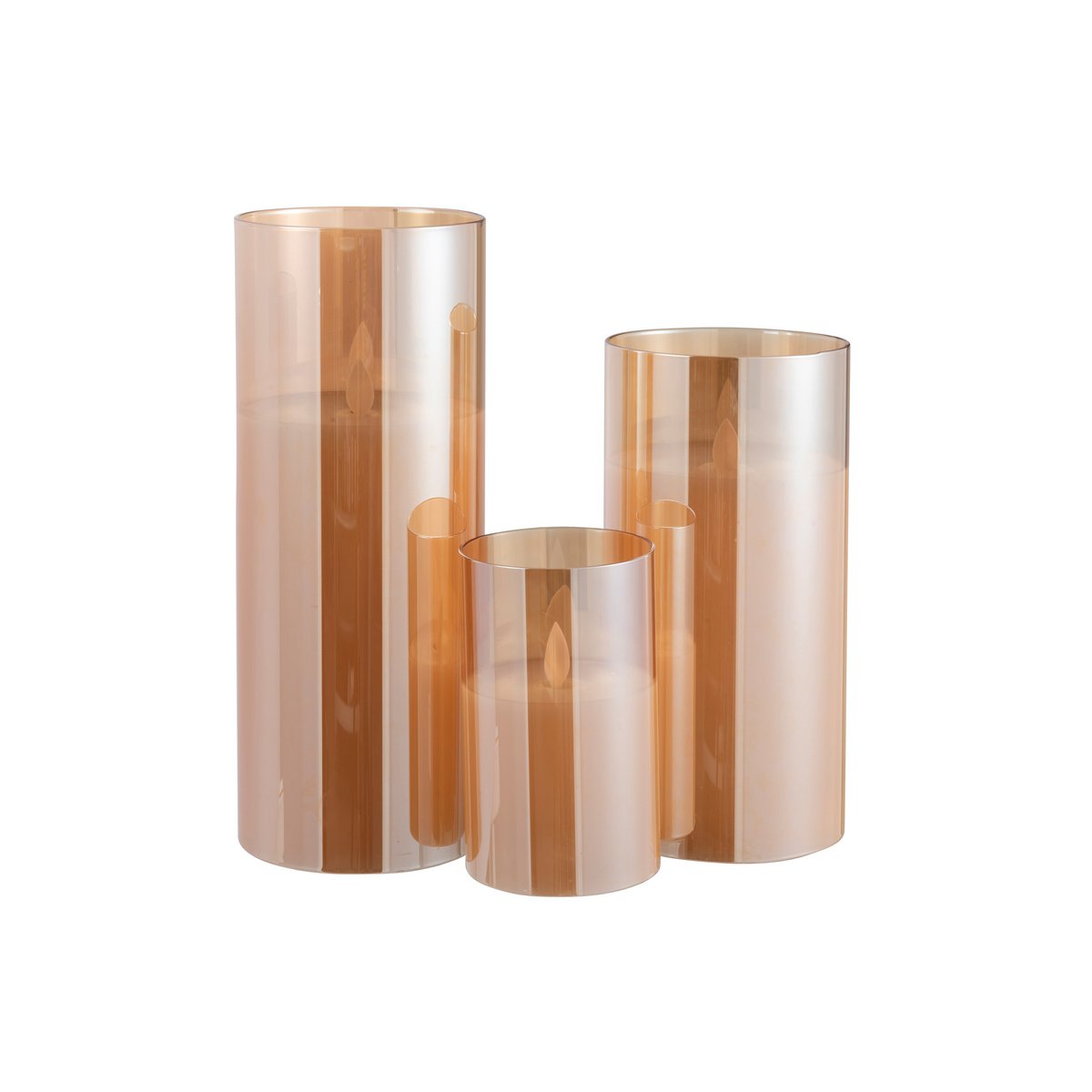 Lampe J-Line Shiny sur une table moderne