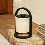 Lampe rechargeable en bois noir River