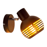 1er mur et plafond, tache "casco" en métal en noir et or, avec socket e27, 23 x 12 x 14 cm. Éclairage élégant pour le salon, la salle à manger ou la cuisine.