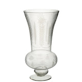 Vase Giga J-Line en verre transparent de 51 cm, élégant et moderne