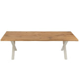 Détail des pieds croisés de la table J-Line Legs Cross