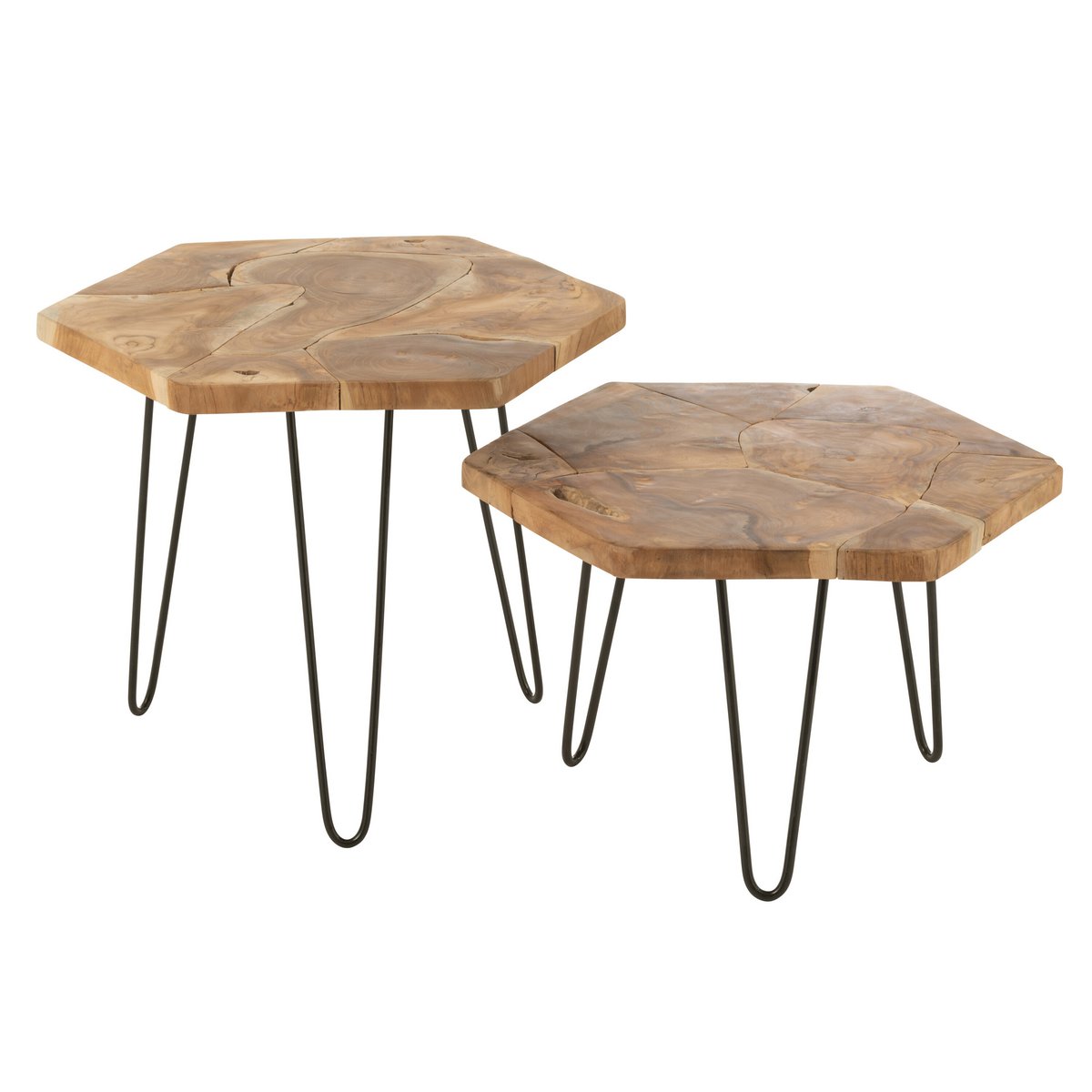 Table d'appoint J-Line avec éclairage ambiant