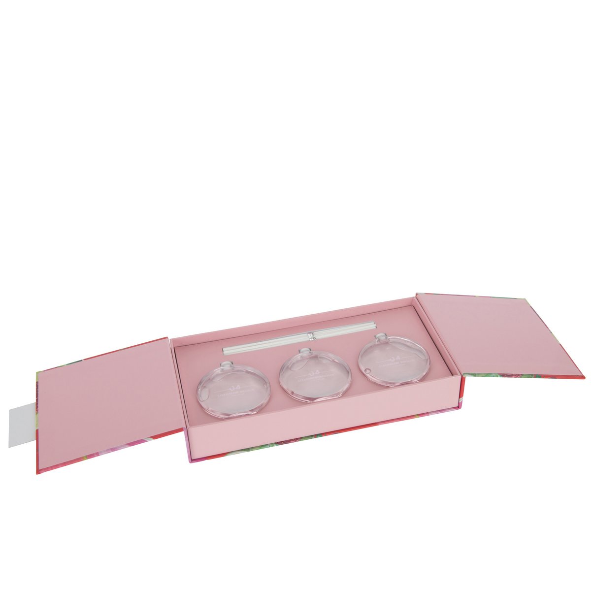 Coffret d'huiles parfumées J-Line - Fraise Daiquiri avec trois flacons élégants