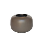Cache-pot Phuket taupe en fibre de pierre