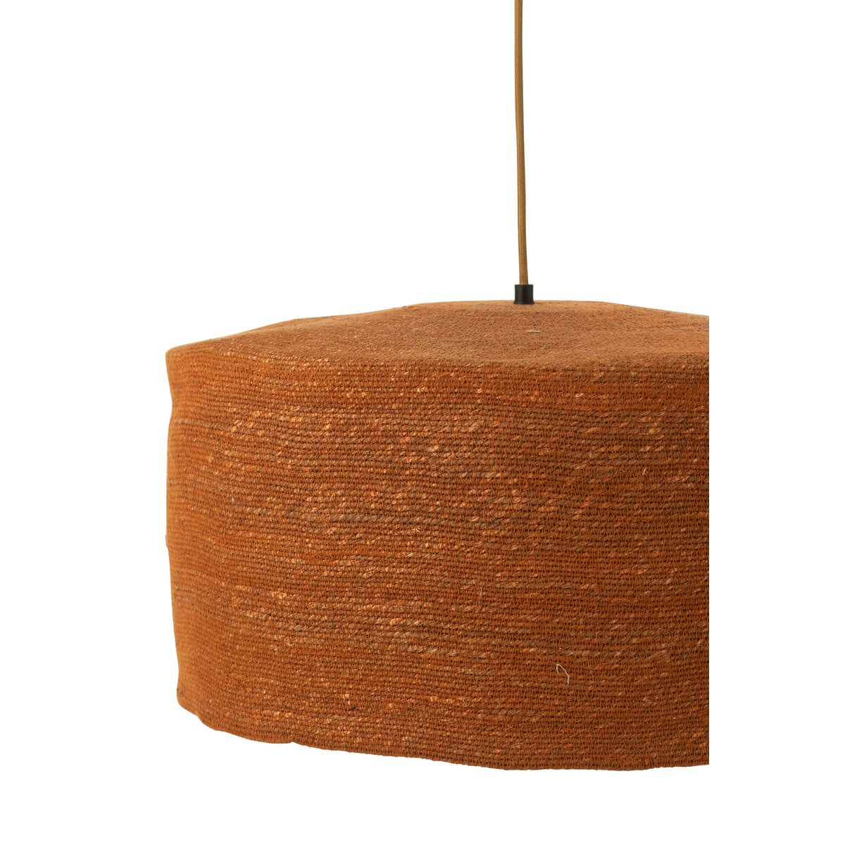 Détail du matériau en rotin de la lampe J-Line Moonj