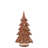 Arbre décoratif J-Line en faux bois, couleur camel, design élégant