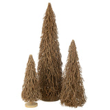 Détail de l'arbre de Noël J-Line, texture bois naturel