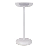 «Pasi» de la tablette sans fil pour l'extérieur et à l'intérieur, en métal et en plastique en blanc, dimmable, avec une fonction tactile et mémoire, environ. 26 cm de haut
