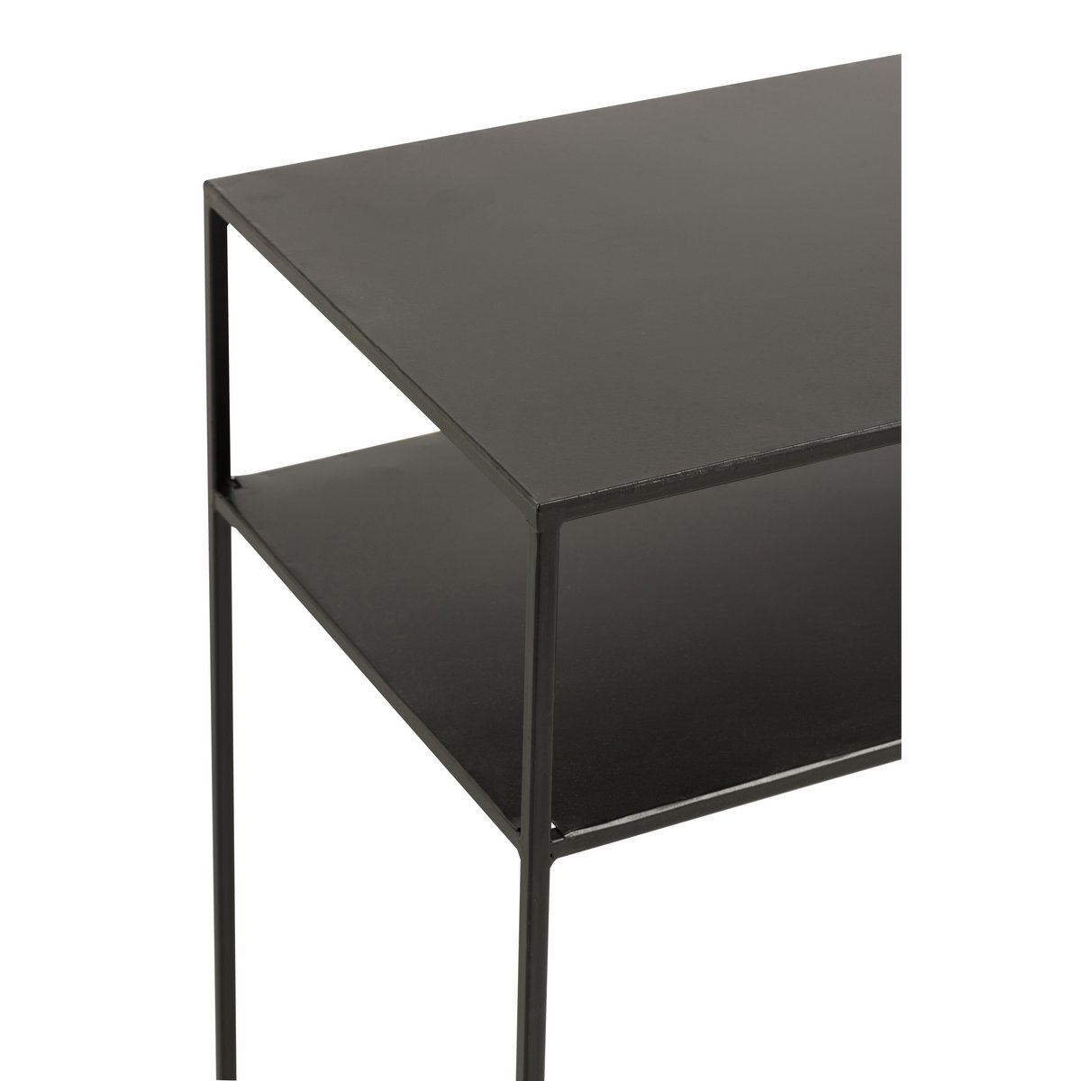 Console J-Line en métal noir sur pied