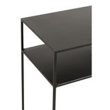 Console J-Line en métal noir sur pied