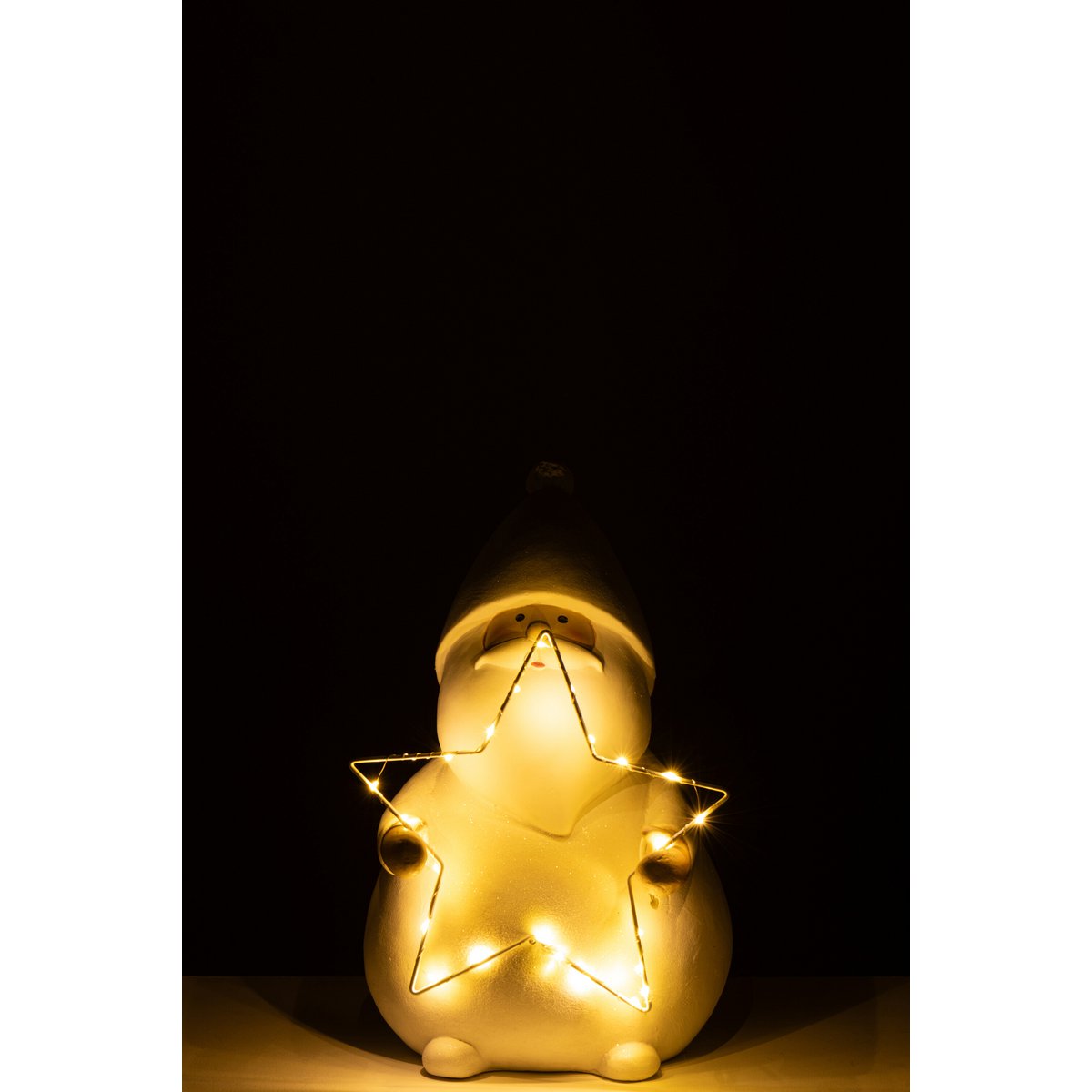 Détail de la figurine J-Line Père Noël Étoile, vue latérale