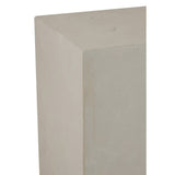 Socle J-Line rectangulaire haut - céramique - beige - grand