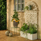Support pour plantes extérieur Sapri Blanc cassé