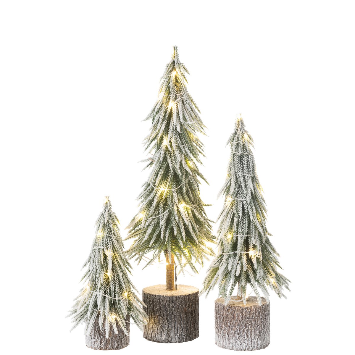 Sapin de Noël A+Led vert neige - éclairage LED