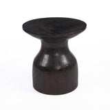 La table d'appoint Hourglass - Noyer foncé