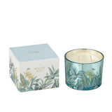 Bougie parfumée J-Line Walk In The Woods - vue de face, couleur bleue