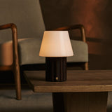 Lampe de table rechargeable marron foncé Javi