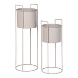 Rabo Flower Stand - Détail du support en acier minimaliste