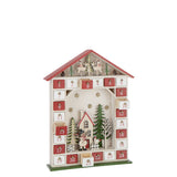 Vue d'ensemble du calendrier de l'Avent J-Line, parfait pour la décoration de Noël.