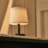 Lampe rechargeable en bois marron foncé Rover