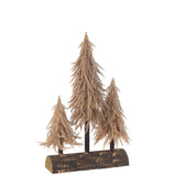 Sapins de Noël J-Line en cuivre - décoration élégante pour intérieur