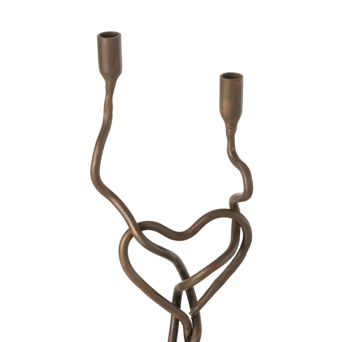Bougeoir J-Line Holderin sur table, ambiance chaleureuse et moderne