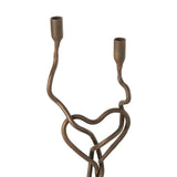 Bougeoir J-Line Holderin sur table, ambiance chaleureuse et moderne