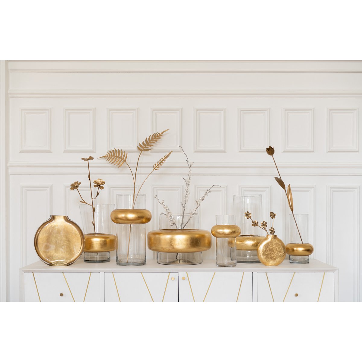 Vase Miki, présentation avec des fleurs pour inspiration décorative