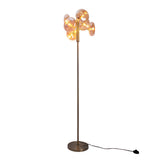 Lampadaire "ORION" ambre