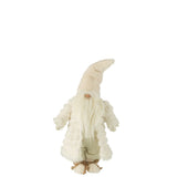 Gnome J-Line Veste Matelassée Crème/Marron - Élégant et chaleureux