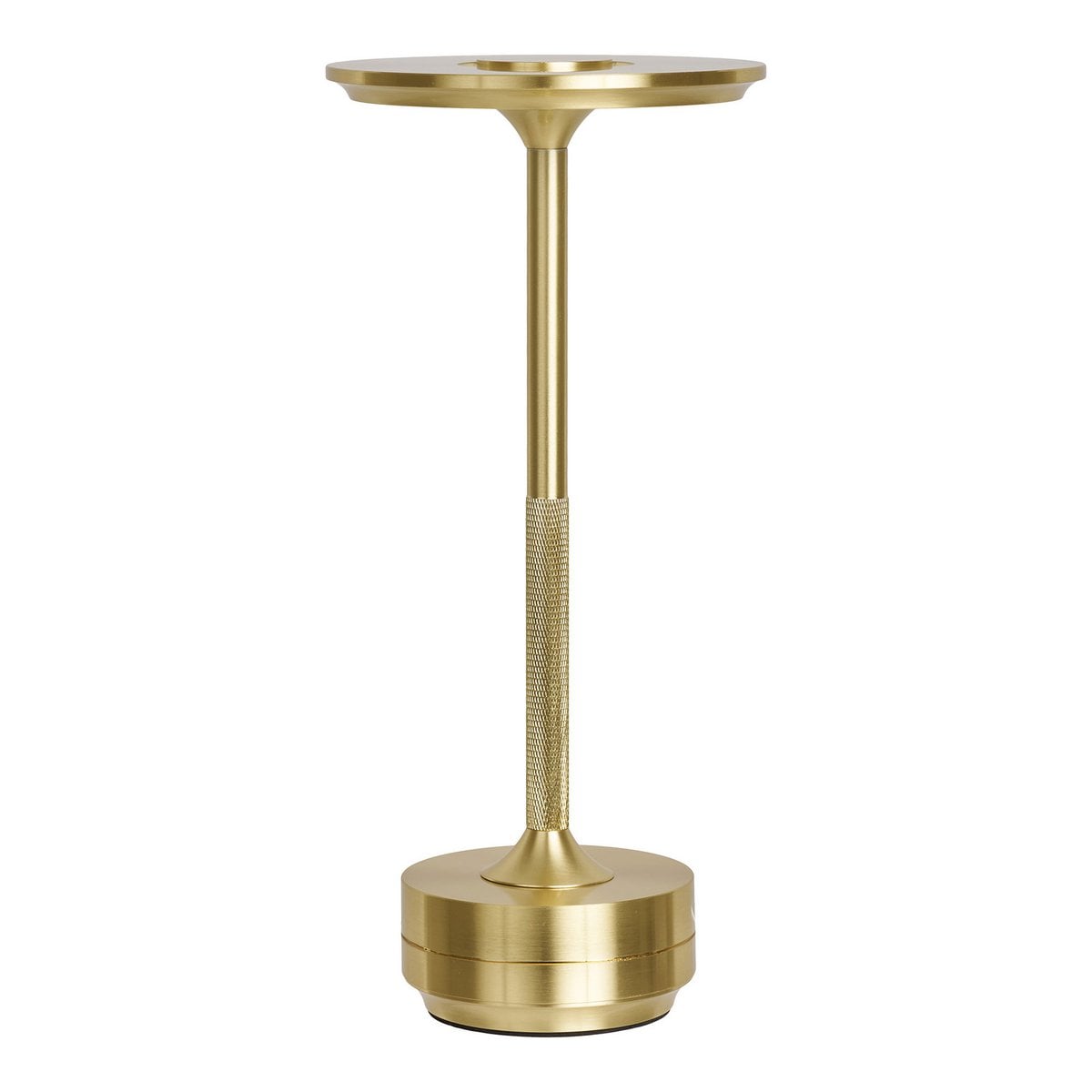 Lampe de table LED Lyneham en laiton sur fond blanc