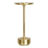 Lampe de table LED Lyneham en laiton sur fond blanc