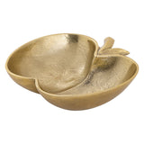 Coquille décorative de pomme en or pomme ou aluminium argenté