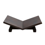 Objet décoratif en bois de noyer marron
