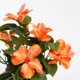 Plante artificielle Hibiscus Orange