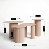 Table d'appoint Lux Marron clair
