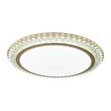 Plafond LED "Madison" Ø 48 cm, de nombreuses fonctions, en métal et en plastique, or, avec des LED intégrées, éclairage pour le salon ou le bureau
