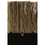 Miroir J-Line Oval en verre noir et naturel, design élégant
