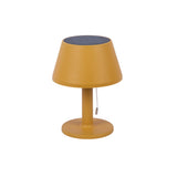 Lampe de table sphère solaire Esfera de Leitmotiv, design élégant et couleur jaune