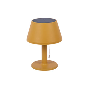 Lampe de table sphère solaire Esfera de Leitmotiv, design élégant et couleur jaune