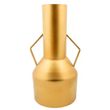 Vase Lyon métal or antique