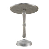 Table d'appoint métal autour de Ø 44x53 cm décotiquement noble ou or avec design en aluminium au milieu du pied