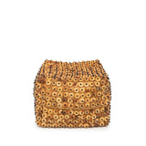 Panier en coque de coco naturel - vue de face