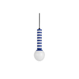Lampe à suspension rayée rétro