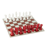 Vue latérale du plateau d'échecs J-Line