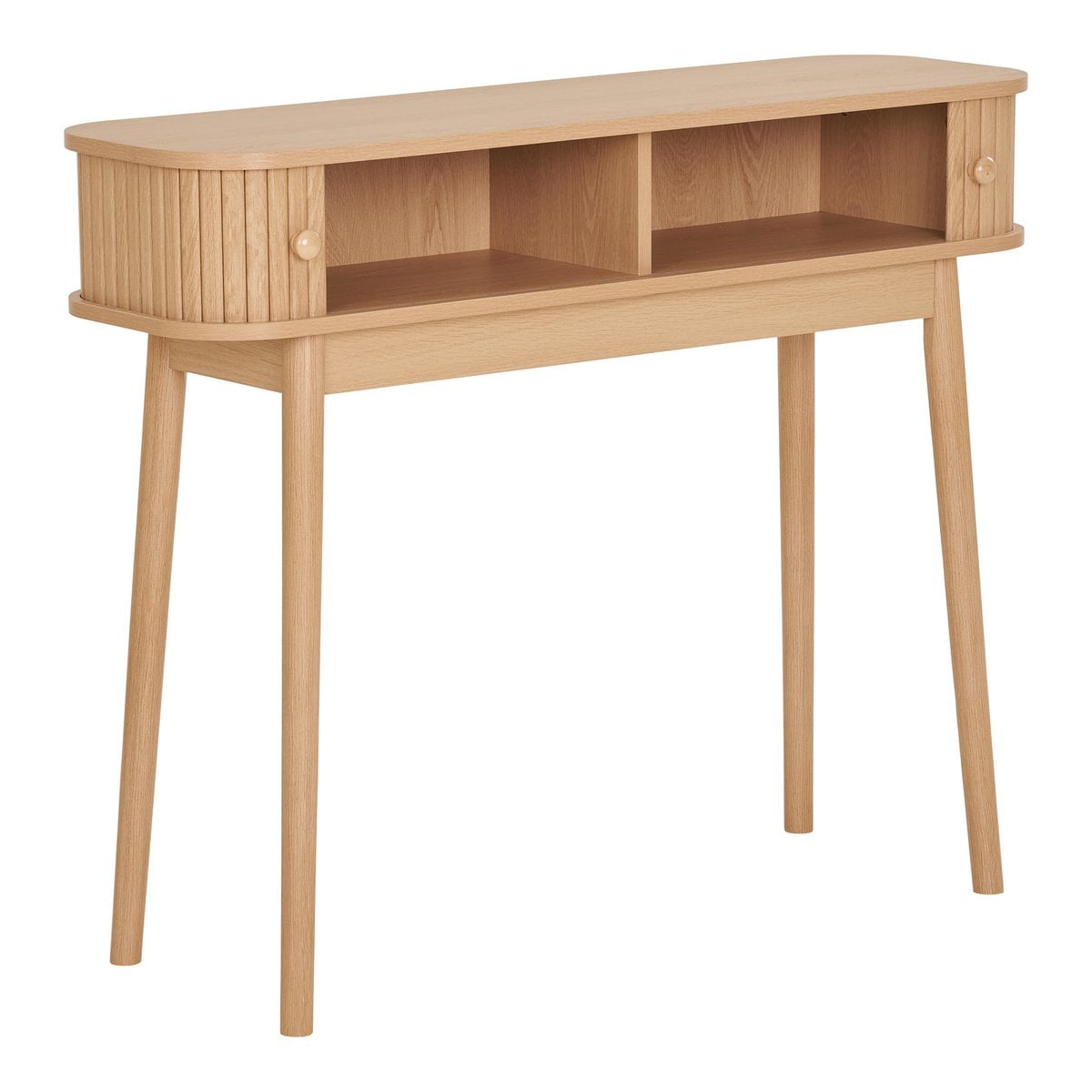 Nikko Console Table - Finition naturelle en bois de pin