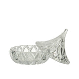 Bocal pointu en verre transparent J-Line, vue de face