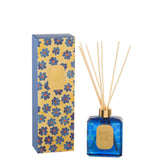 Bâtonnets parfumés J-Line Hapiness Blooms en bleu et jaune avec musc blanc et violette