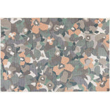 Tapis Jaya extérieur Multico - vue générale avec motifs floraux