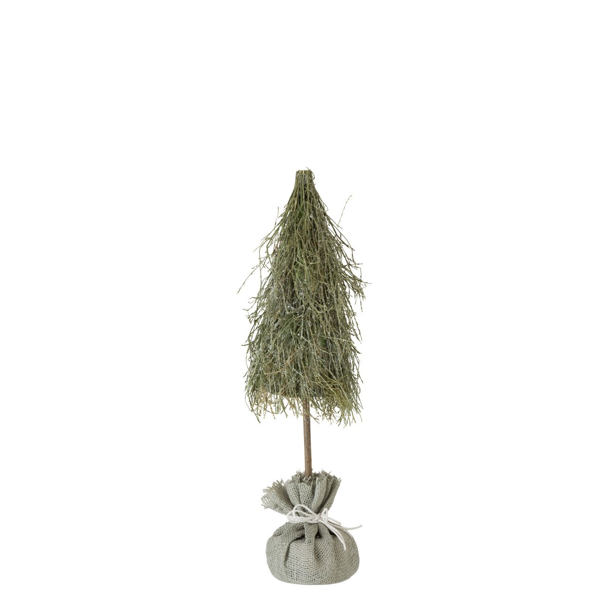 Décoration de Noël en bois vert, ambiance salon